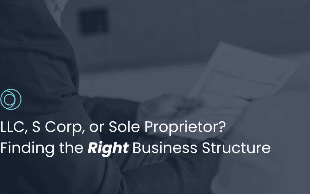 LLC, S Corp, or Sole Proprietor? Finding the Right Business Structure